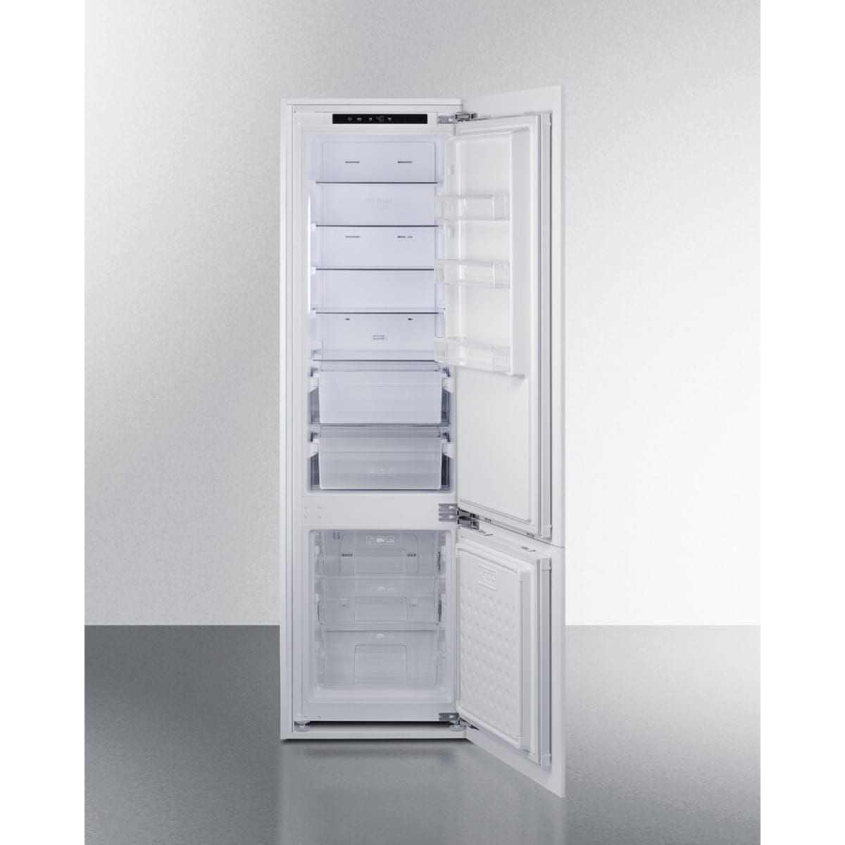Summit - 24" wide fully integrated panel-ready bottom freezer refrigerator - FFBF11NT Summit - 24" wide fully integrated panel-ready bottom freezer refrigerator - FFBF11NT