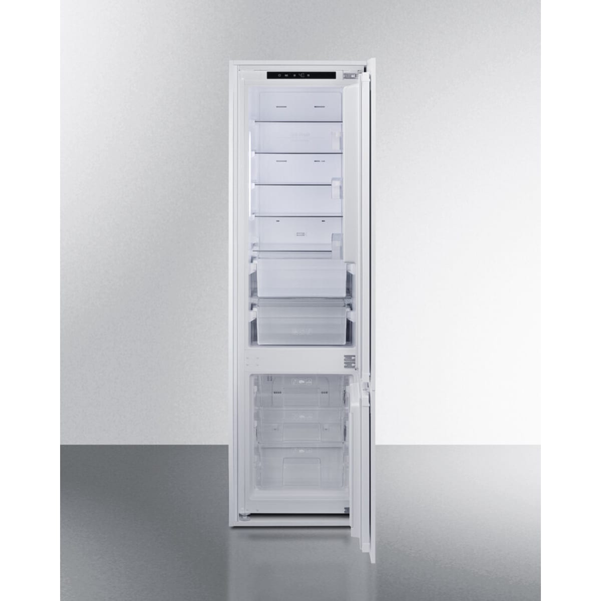 Summit - 24" wide fully integrated panel-ready bottom freezer refrigerator - FFBF11NT Summit - 24" wide fully integrated panel-ready bottom freezer refrigerator - FFBF11NT