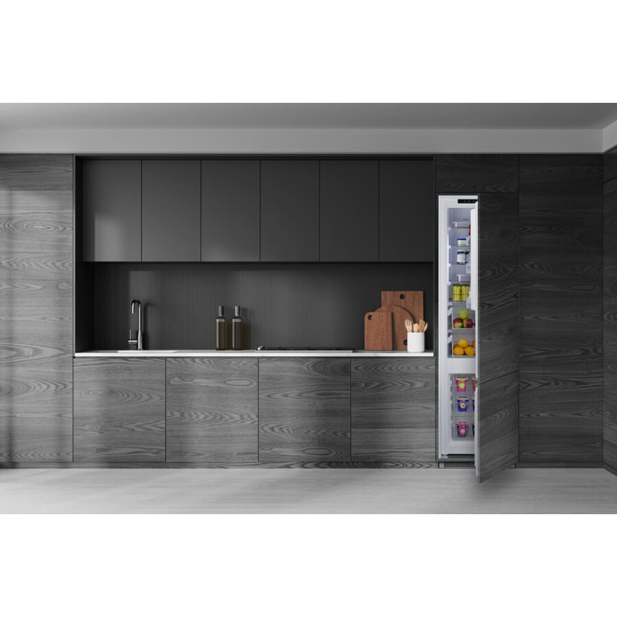 Summit - 24" wide fully integrated panel-ready bottom freezer refrigerator - FFBF11NT Summit - 24" wide fully integrated panel-ready bottom freezer refrigerator - FFBF11NT