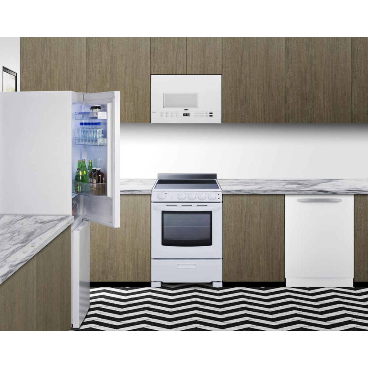 Summit - Bottom mount refrigerator-freezer - FFBF121W Summit - Bottom mount refrigerator-freezer - FFBF121W