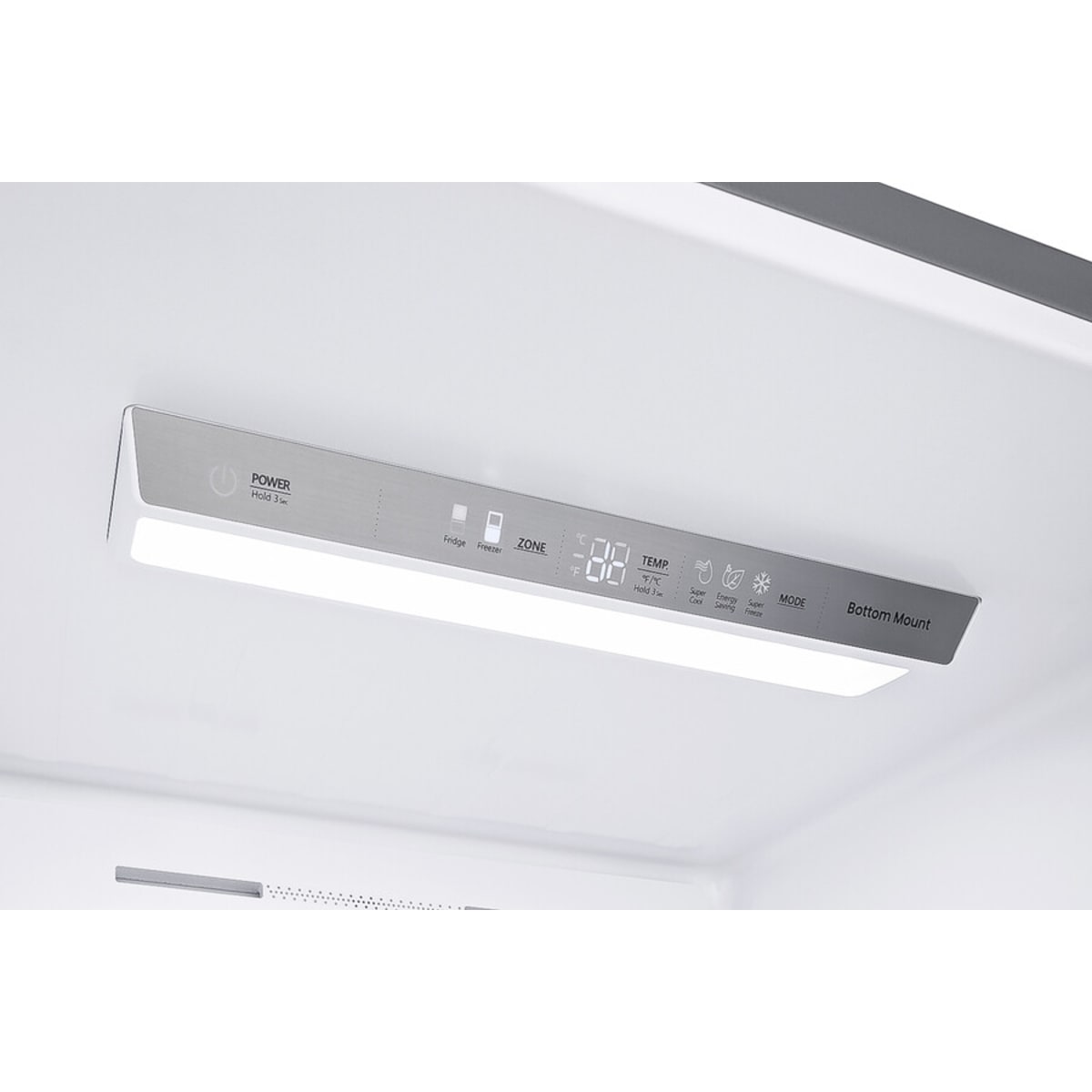 Summit - Frost-free bottom freezer refrigerator with factory-installed icemaker, handles, and grill to raise height to 72" - FFBF279SSXIMH72 Summit - Frost-free bottom freezer refrigerator with factory-installed icemaker, handles, and grill to raise height to 72" - FFBF279SSXIMH72