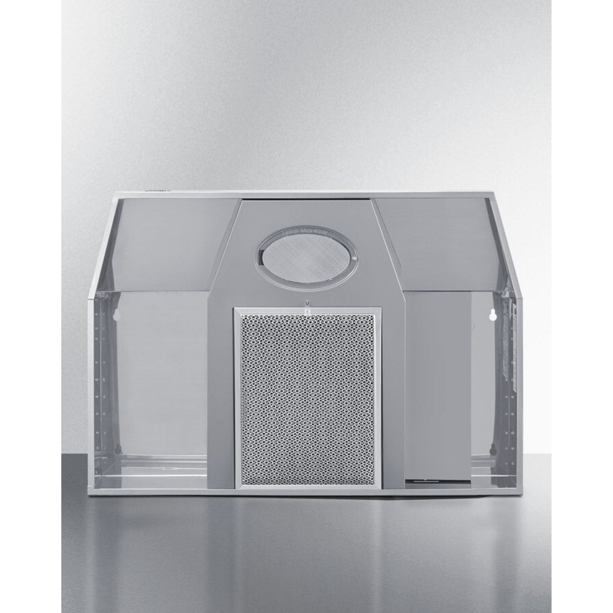Summit - 24 inch wide convertible range hood For ADA installation - H24RSSADA Summit - 24 inch wide convertible range hood For ADA installation - H24RSSADA