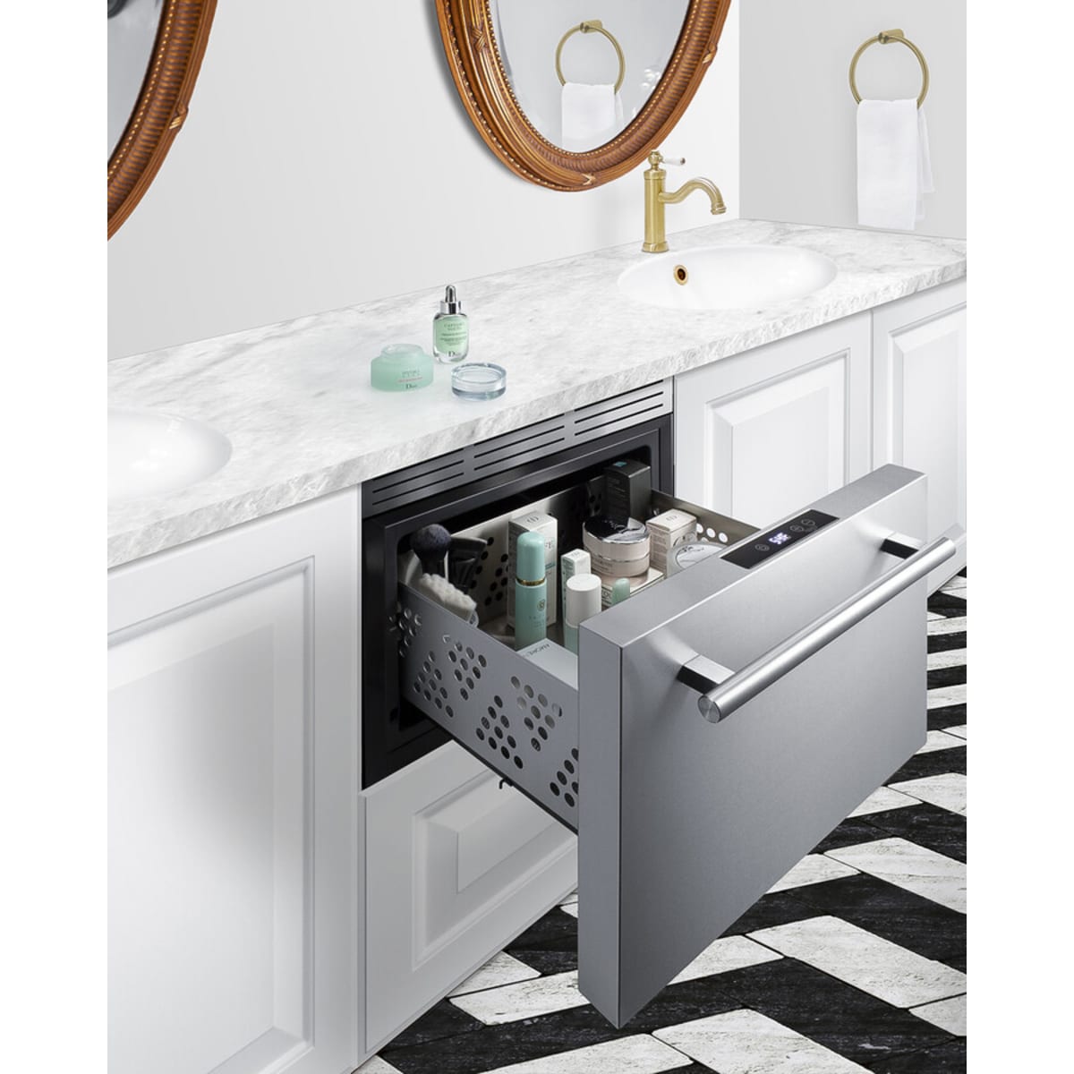 Summit - BeautiFridge single drawer cosmetics refrigerator - LX1D Summit - BeautiFridge single drawer cosmetics refrigerator - LX1D