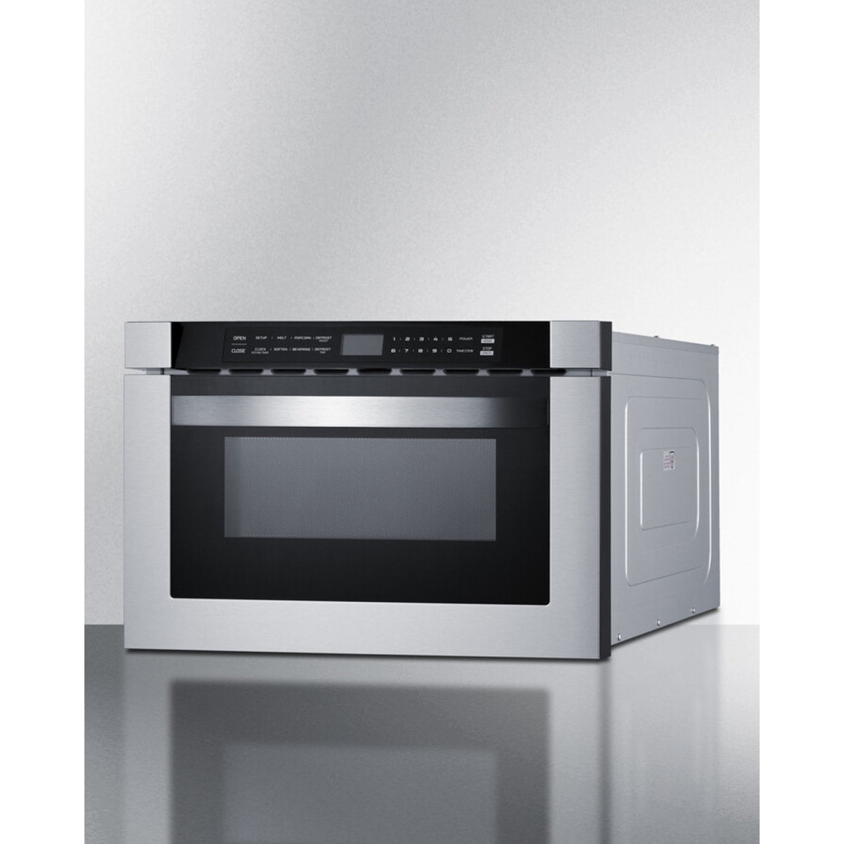 Summit - 24" Wide Built-In Drawer Microwave - MDR245SS Summit - 24" Wide Built-In Drawer Microwave - MDR245SS
