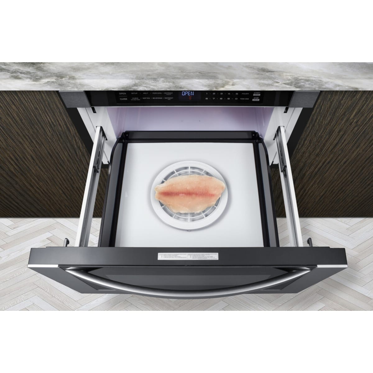 Summit - 24" Wide Built-In Drawer Microwave - MDR245SS Summit - 24" Wide Built-In Drawer Microwave - MDR245SS