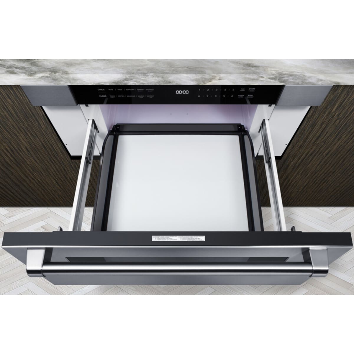 Summit - 30" Wide Built-In Drawer Microwave - MDR30SS Summit - 30" Wide Built-In Drawer Microwave - MDR30SS