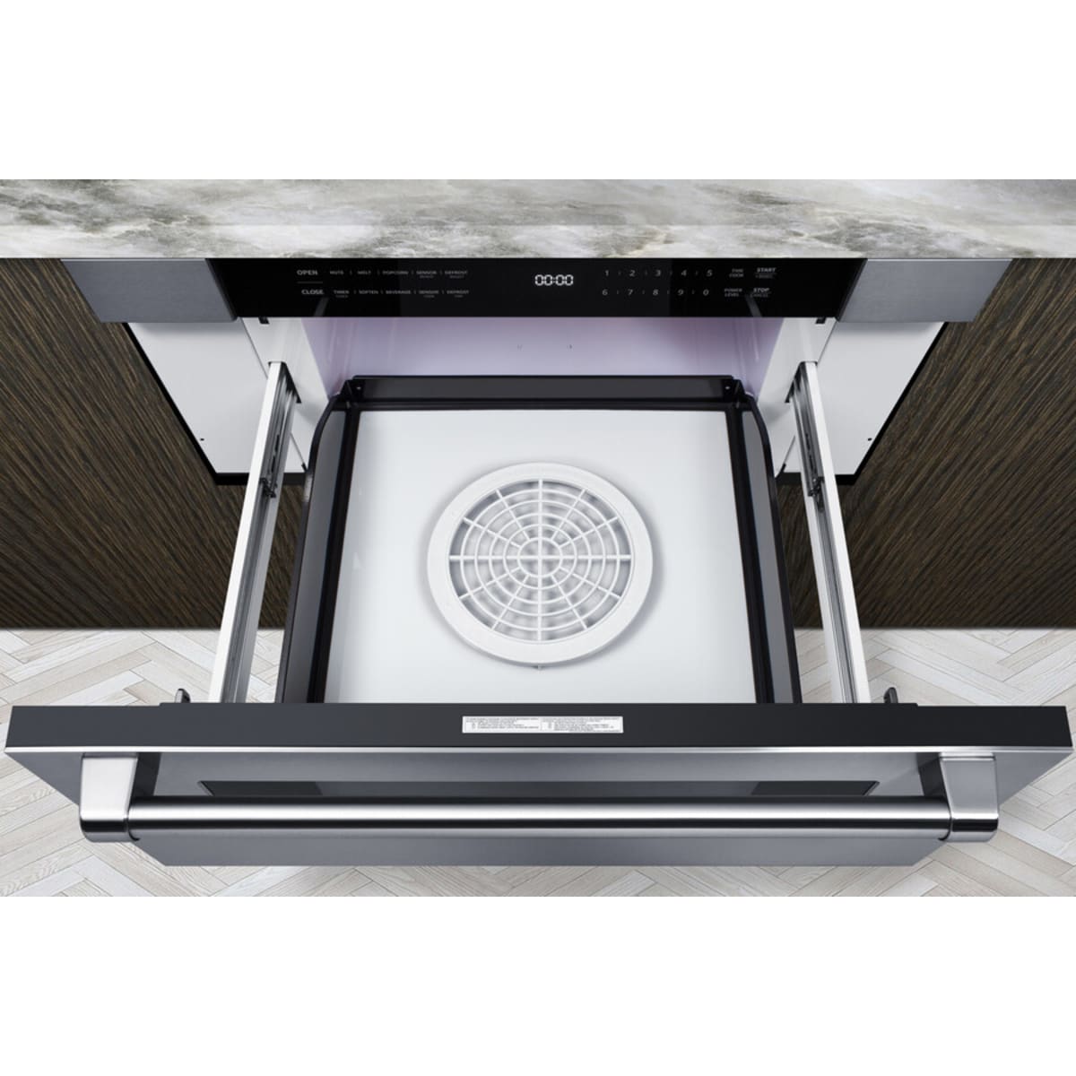 Summit - 30" Wide Built-In Drawer Microwave - MDR30SS Summit - 30" Wide Built-In Drawer Microwave - MDR30SS