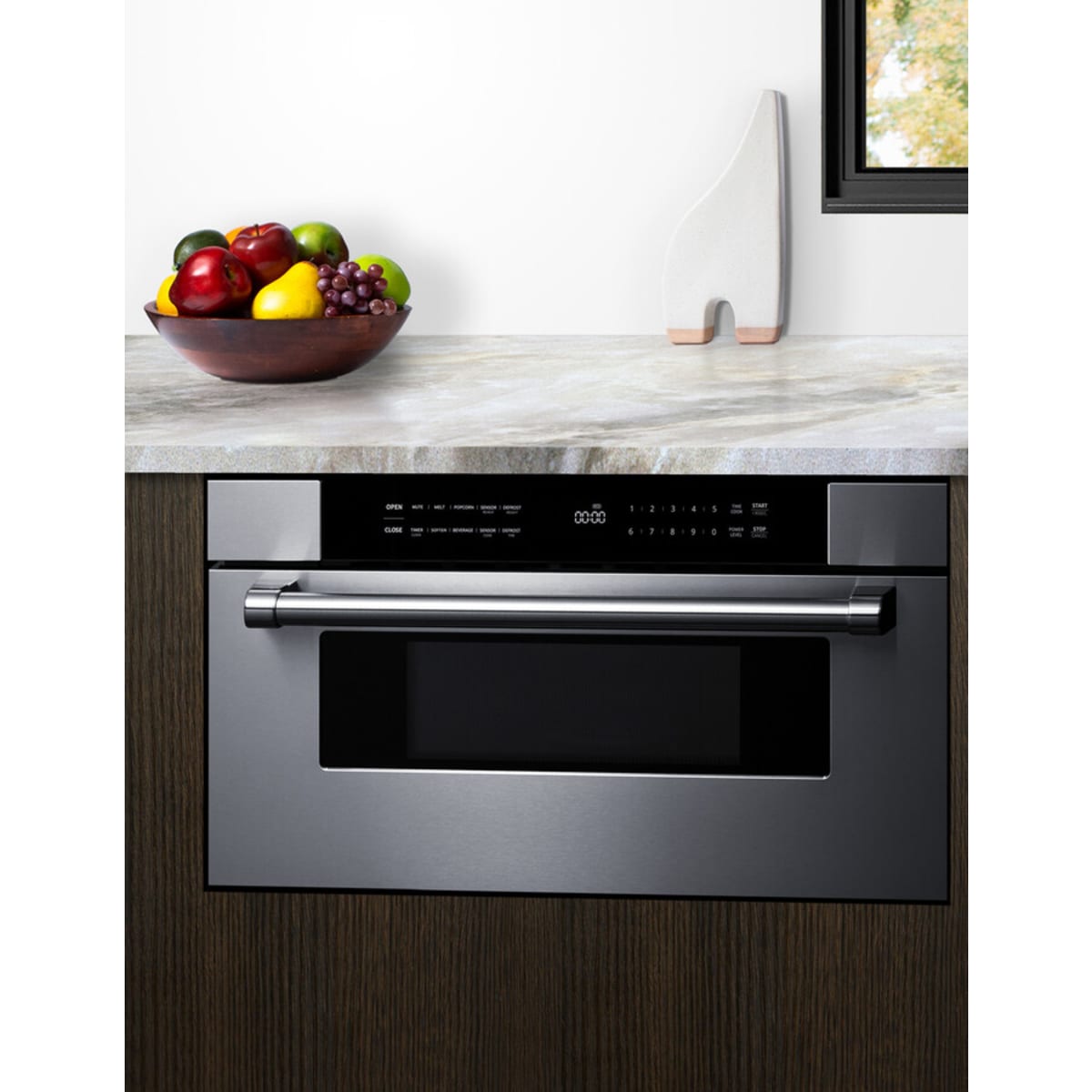 Summit - 30" Wide Built-In Drawer Microwave - MDR30SS Summit - 30" Wide Built-In Drawer Microwave - MDR30SS