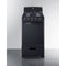 Summit - 20" wide gas range in black with sealed burners - RG201B