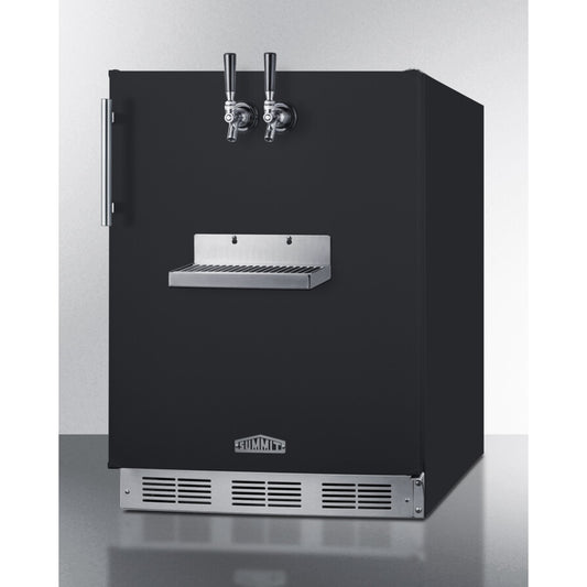 Summit - Built-in undercounter ADA height front tap coffee kegerator for commercial or home use - SBC58BFRTPCFADA