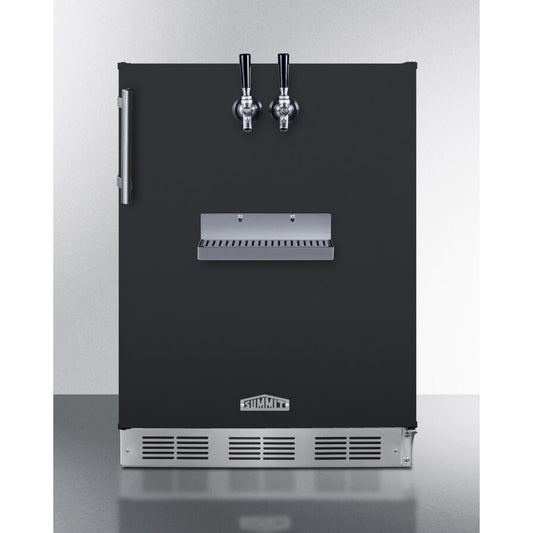 Summit - Built-in undercounter ADA height front tap coffee kegerator for commercial or home use - SBC58BFRTPCFADA