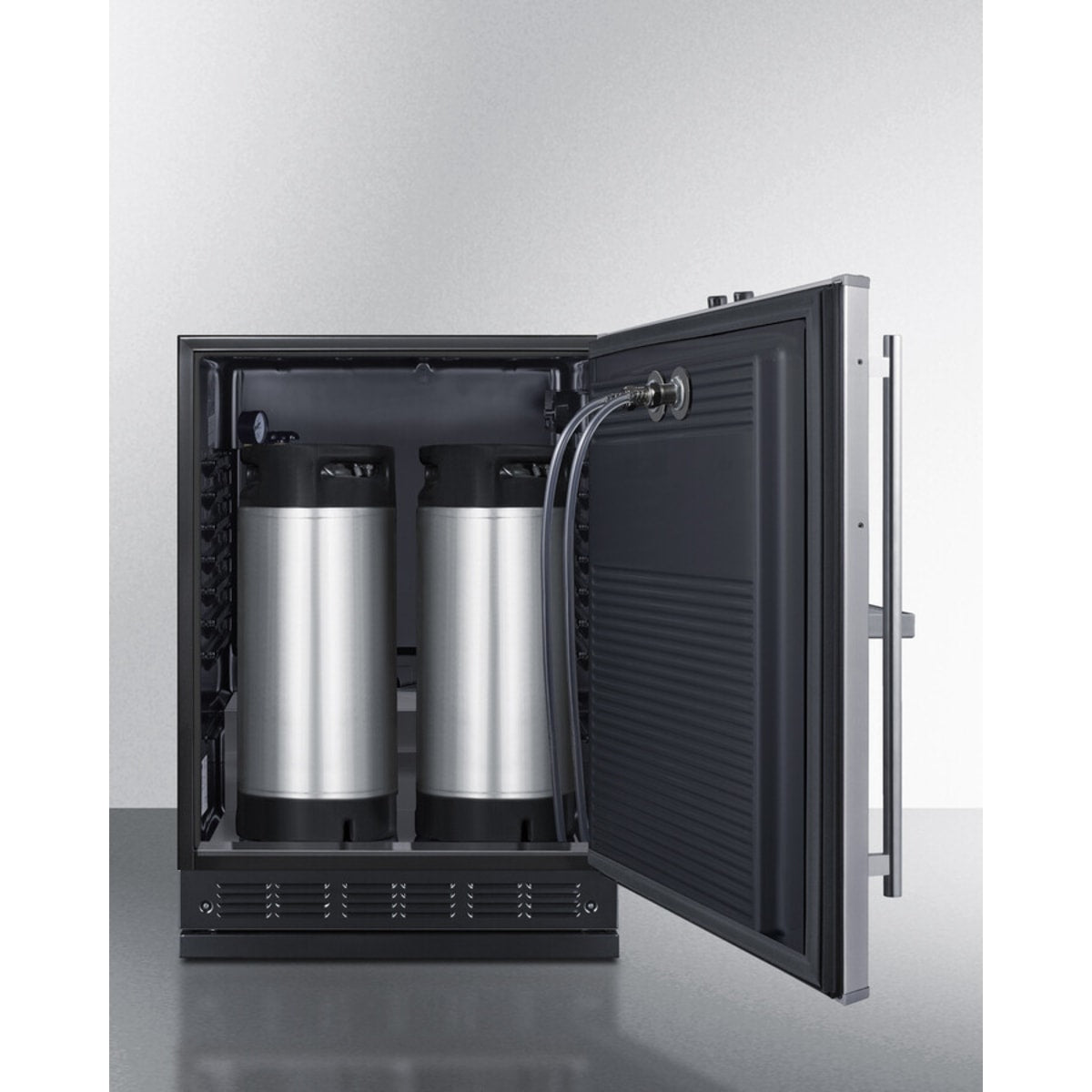 Summit - Built-in undercounter front tap coffee kegerator for commercial or home use - SBC7BRSFRTPCF Summit - Built-in undercounter front tap coffee kegerator for commercial or home use - SBC7BRSFRTPCF