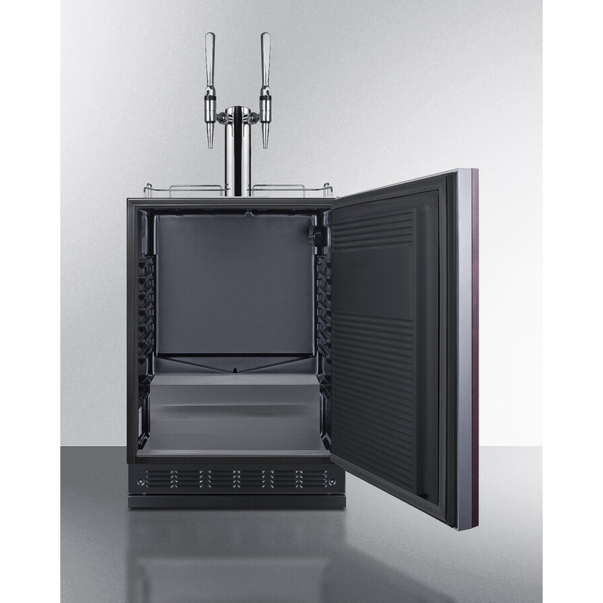 Summit - Commercial dual tap nitro coffee kegerator designed for built-in applications - SBC7BRSIFNCF2 Summit - Commercial dual tap nitro coffee kegerator designed for built-in applications - SBC7BRSIFNCF2
