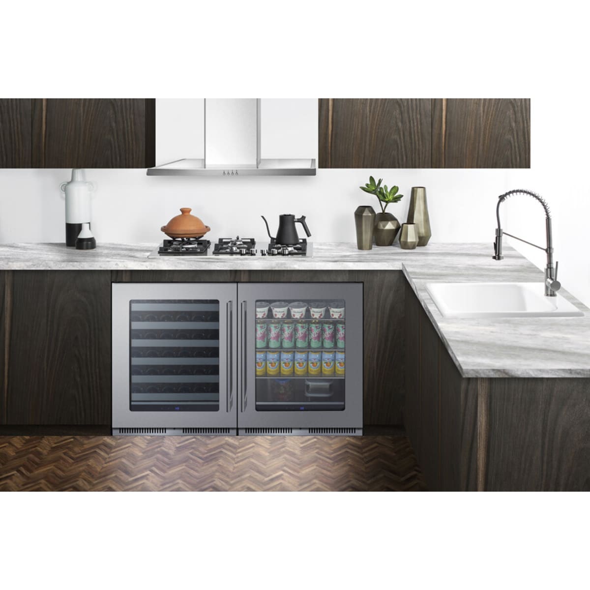 Summit - Shallow 18" deep 24" wide undercounter wine cellar - SDHW2442 Summit - Shallow 18" deep 24" wide undercounter wine cellar - SDHW2442