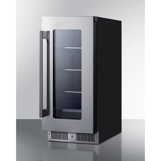 Summit - Shallow 18" deep 15" wide undercounter beverage center - SDHG1533