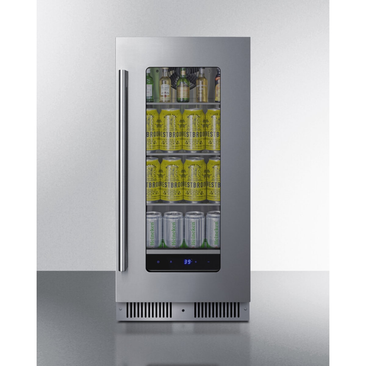 Summit - Shallow 18" deep 15" wide undercounter beverage center - SDHG1533 Summit - Shallow 18" deep 15" wide undercounter beverage center - SDHG1533
