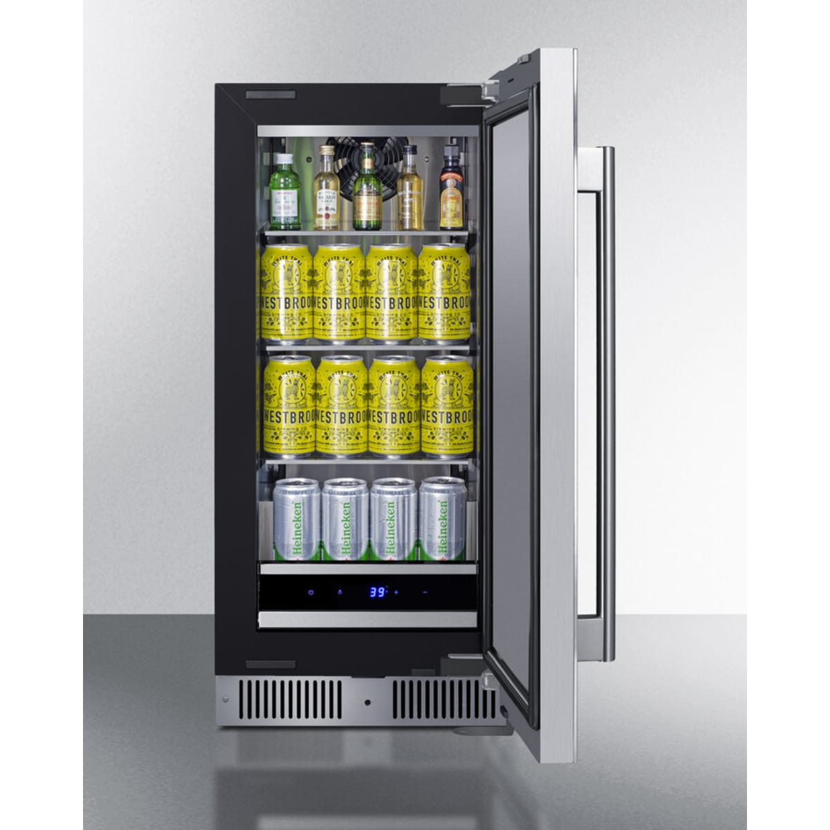 Summit - Shallow 18" deep 15" wide undercounter refrigerator - SDHR1534 Summit - Shallow 18" deep 15" wide undercounter refrigerator - SDHR1534