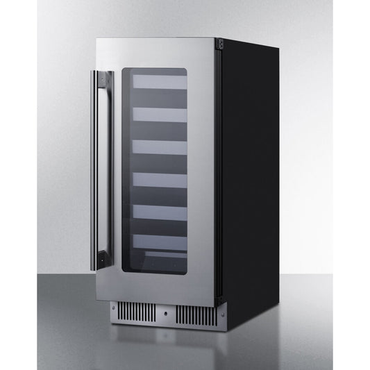 Summit - Shallow 18" deep 15" wide undercounter wine cellar - SDHW1532