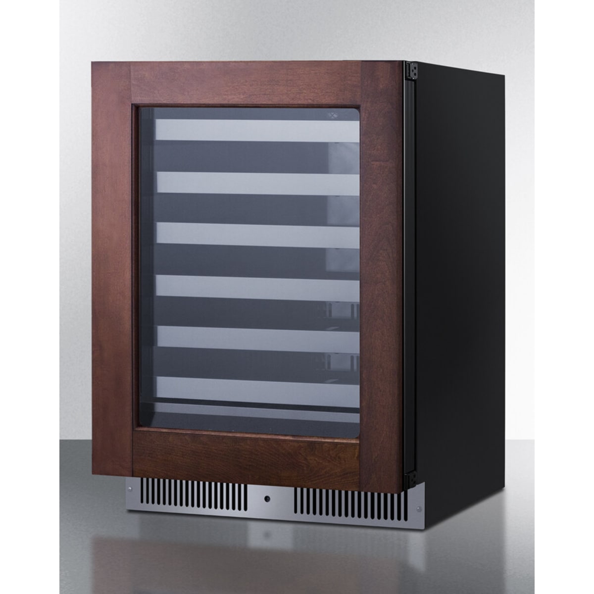 Summit - Shallow 18" deep 24" wide undercounter wine cellar - SDHW2442PNR Summit - Shallow 18" deep 24" wide undercounter wine cellar - SDHW2442PNR