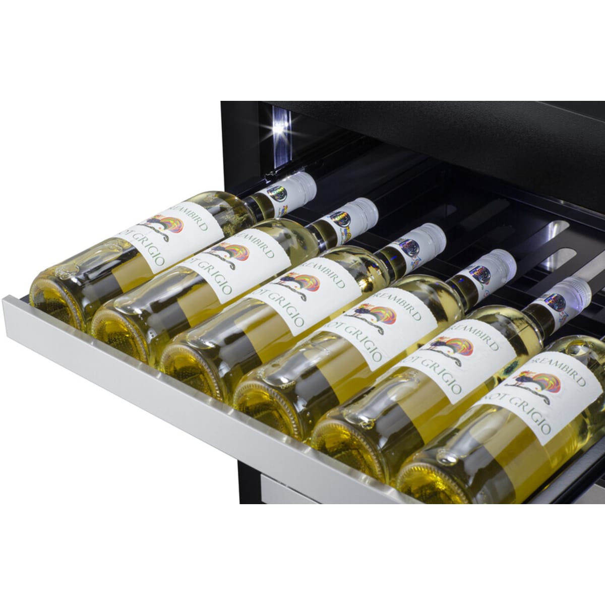Summit - Shallow 18" deep 24" wide undercounter wine cellar - SDHW2442PNR Summit - Shallow 18" deep 24" wide undercounter wine cellar - SDHW2442PNR