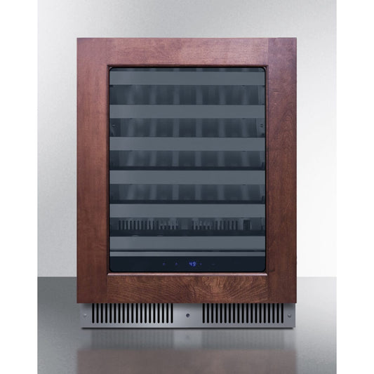 Summit - Shallow 18" deep 24" wide undercounter wine cellar - SDHW2442PNR