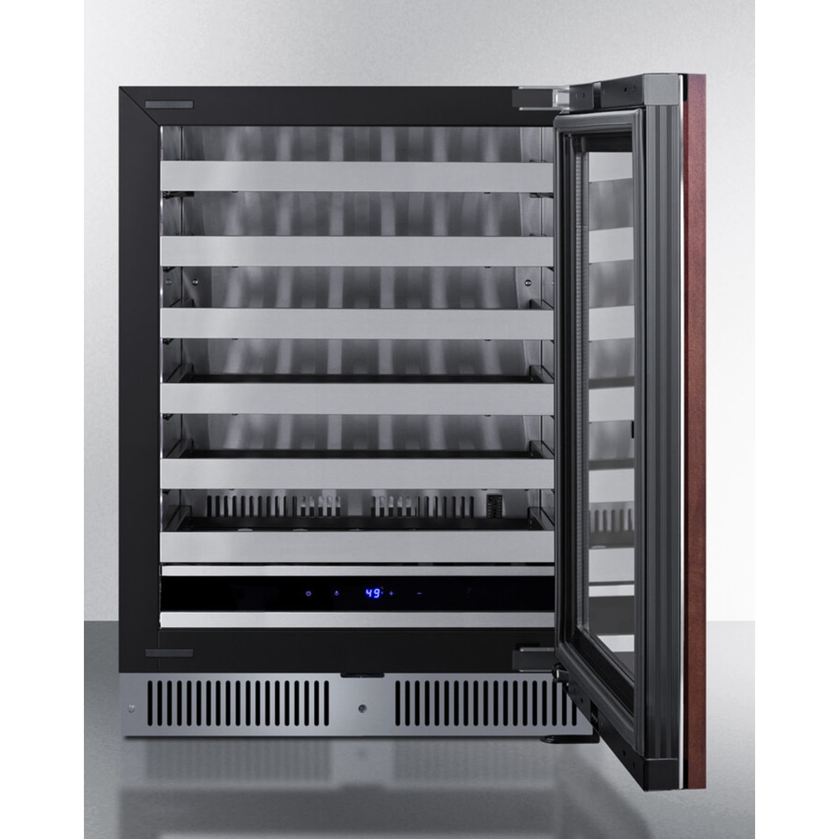 Summit - Shallow 18" deep 24" wide undercounter wine cellar - SDHW2442PNR Summit - Shallow 18" deep 24" wide undercounter wine cellar - SDHW2442PNR