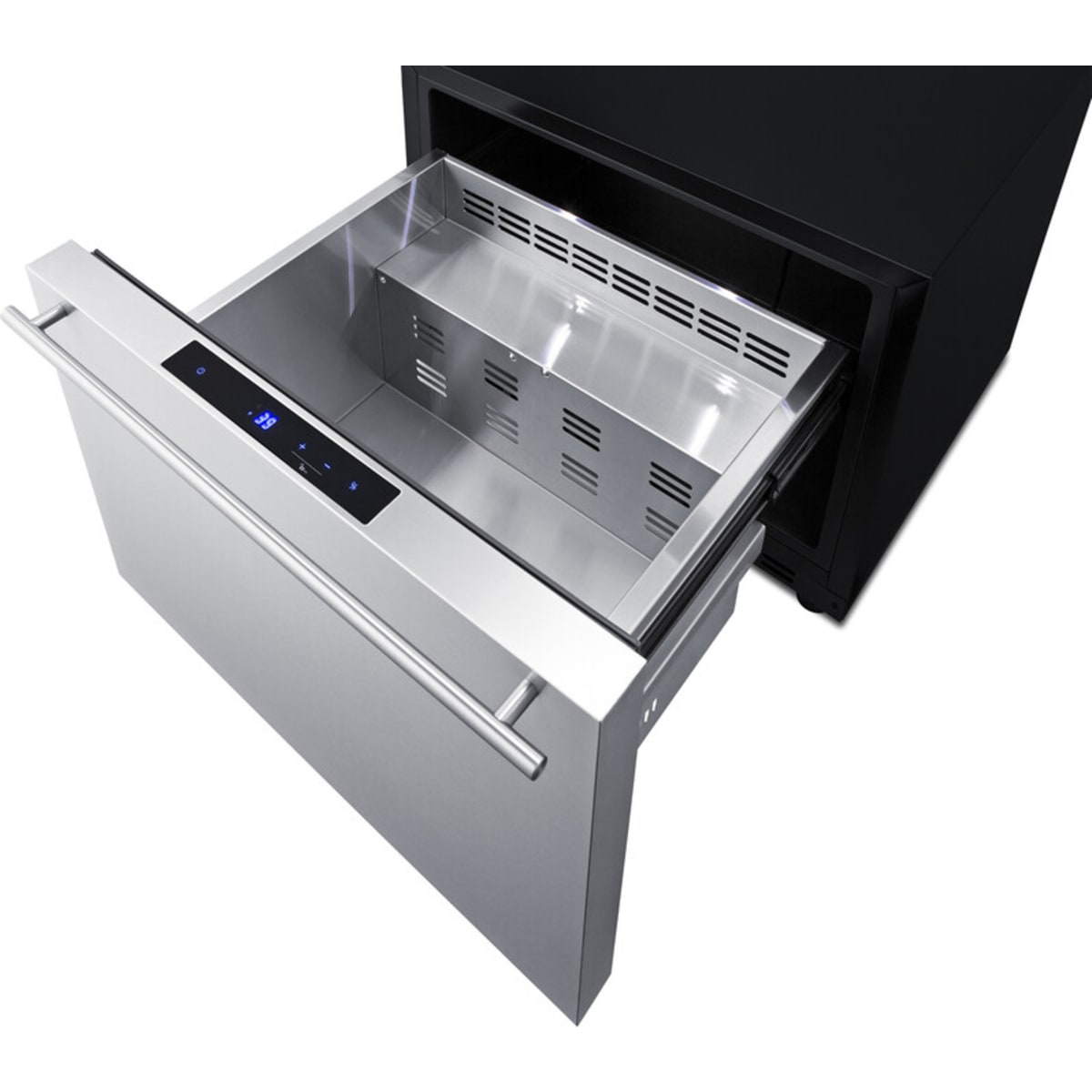 Summit - 24" wide single drawer bulit-in all-refrigerator for indoor or outdoor use with panel-ready front - SDR241OS Summit - 24" wide single drawer bulit-in all-refrigerator for indoor or outdoor use with panel-ready front - SDR241OS