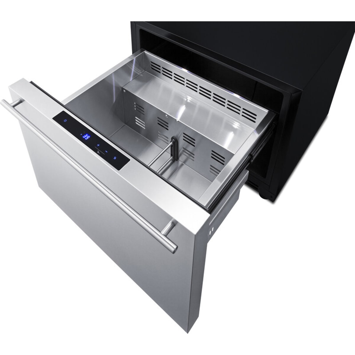 Summit - 24" wide single drawer bulit-in all-refrigerator for indoor or outdoor use with panel-ready front - SDR241OS Summit - 24" wide single drawer bulit-in all-refrigerator for indoor or outdoor use with panel-ready front - SDR241OS