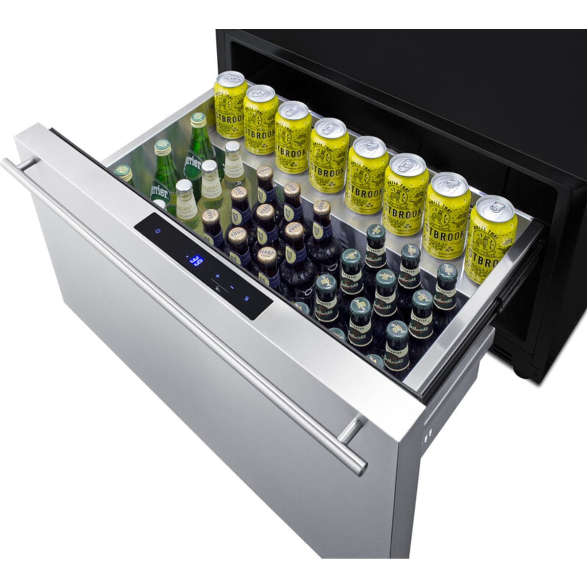 Summit - 30" wide single drawer bulit-in all-refrigerator for indoor or outdoor use with panel-ready front - SDR301OS Summit - 30" wide single drawer bulit-in all-refrigerator for indoor or outdoor use with panel-ready front - SDR301OS
