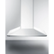 Summit - 36" wide European style convertible wall-mount range hood in stainless steel, ADA compliant - SEH3636SSADA