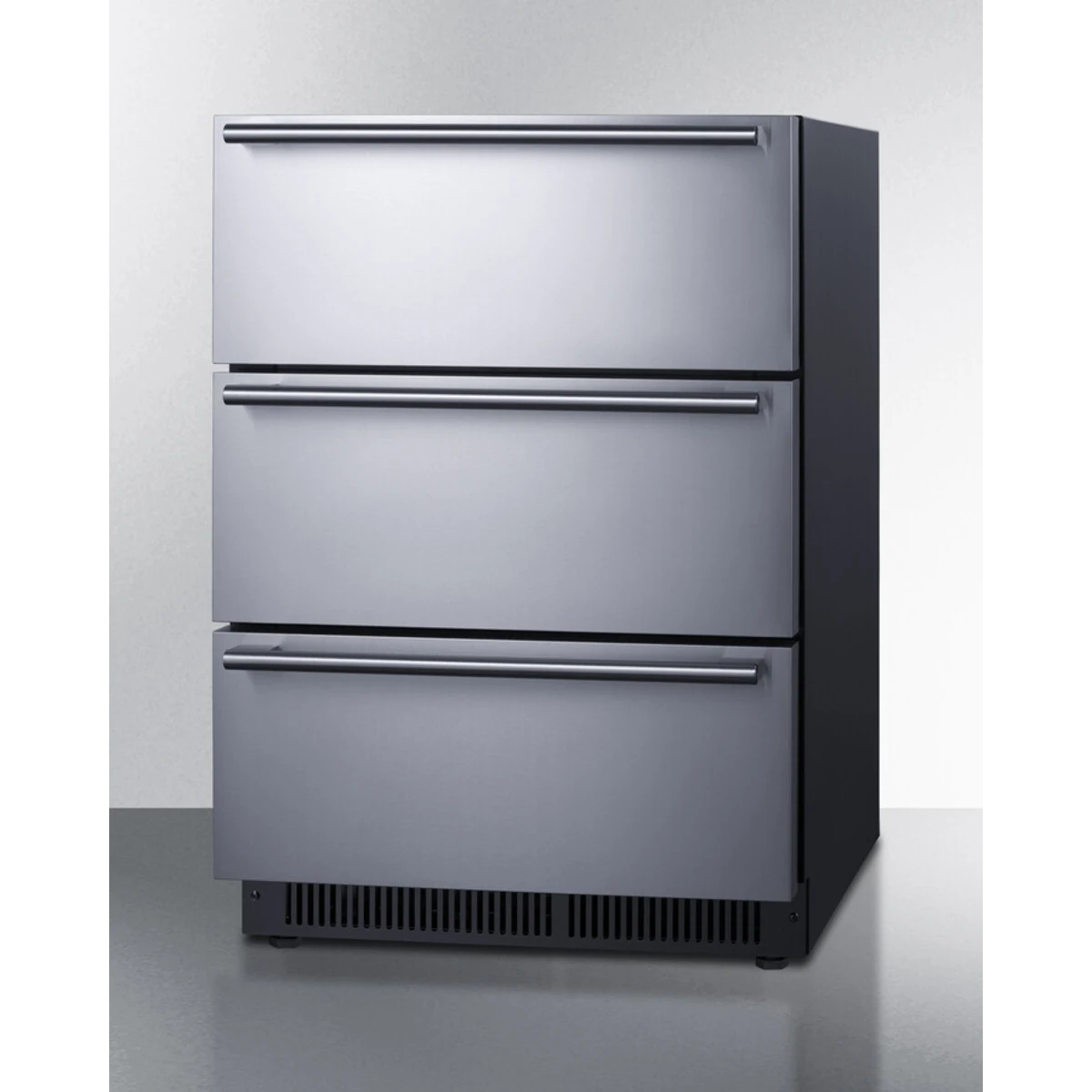 Summit - 24" wide 3-drawer undercounter all-refrigerator - SP6DS3D Summit - 24" wide 3-drawer undercounter all-refrigerator - SP6DS3D