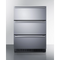 Summit - 24" wide 3-drawer undercounter all-refrigerator - SP6DS3D