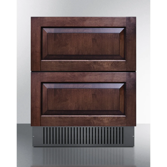 Summit - 27" wide built-in undercounter 2-drawer outdoor all-refrigerator - SPR275OS2DPNR