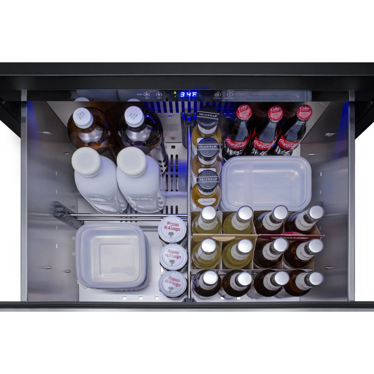 Summit - 27" wide built-in undercounter 2-drawer outdoor all-refrigerator - SPR275OS2DPNR Summit - 27" wide built-in undercounter 2-drawer outdoor all-refrigerator - SPR275OS2DPNR