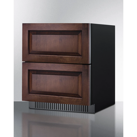 Summit - 27" wide built-in undercounter ADA height 2-drawer outdoor all-refrigerator - SPR275OS2DPNRADA