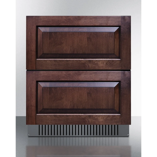 Summit - 27" wide built-in undercounter ADA height 2-drawer outdoor all-refrigerator - SPR275OS2DPNRADA