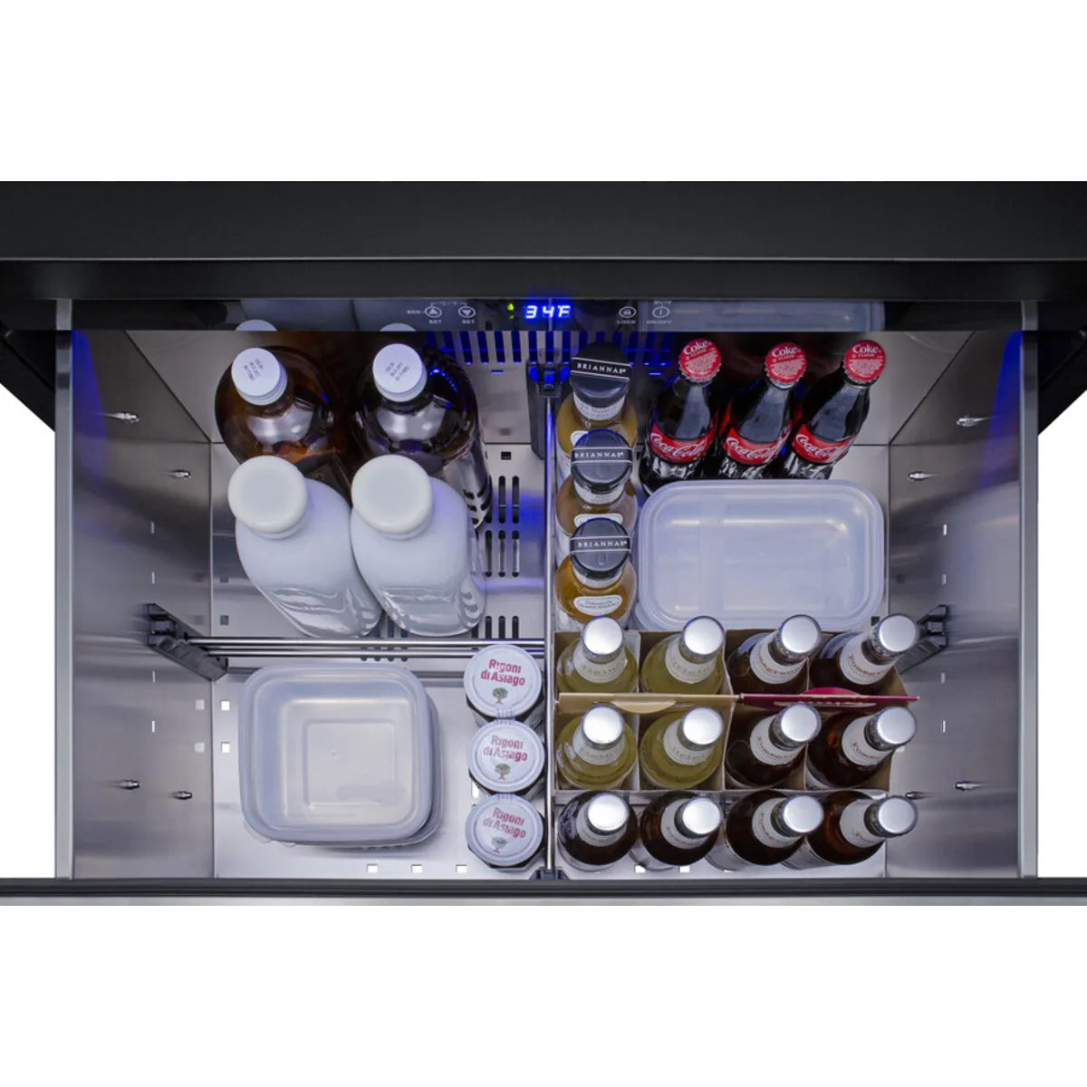 Summit - 30" wide built-in undercounter 2-drawer outdoor all-refrigerator - SPR3032DPNR Summit - 30" wide built-in undercounter 2-drawer outdoor all-refrigerator - SPR3032DPNR