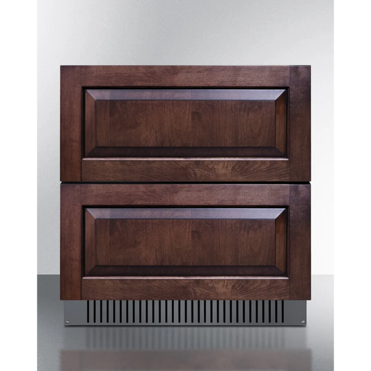 Summit - 30" wide built-in undercounter ADA height 2-drawer outdoor all-refrigerator - SPR3032DPNRADA