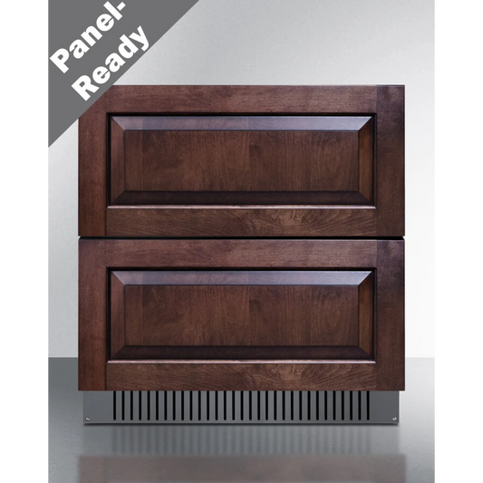 Summit - 30" wide built-in undercounter ADA height 2-drawer outdoor all-refrigerator - SPR3032DPNRADA