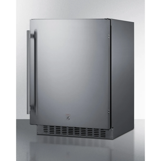 Summit - 18" deep 24" wide undercounter ADA height outdoor refrigerator - SPR618OSADA