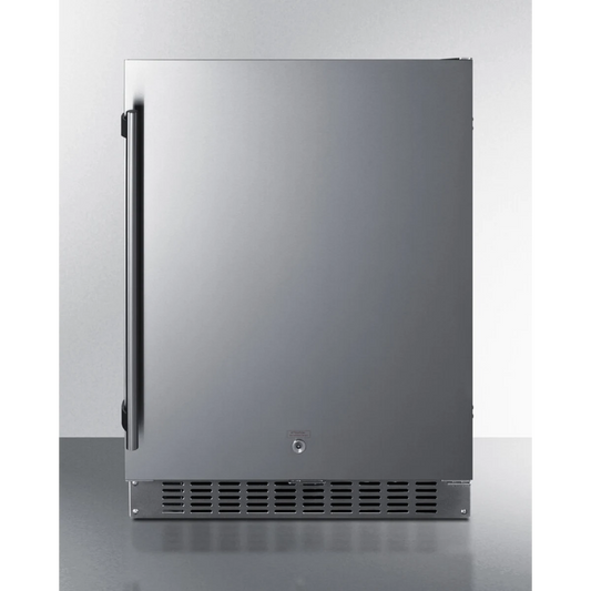 Summit - 18" deep 24" wide undercounter ADA height outdoor refrigerator - SPR618OSADA