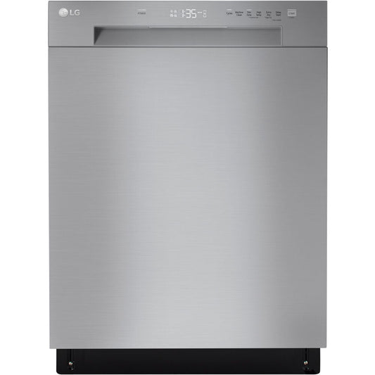 LG - 24" Front Control Dishwasher, 52 dBA, AutoLeak Protection, Dynamic Dry - LDFC2423V