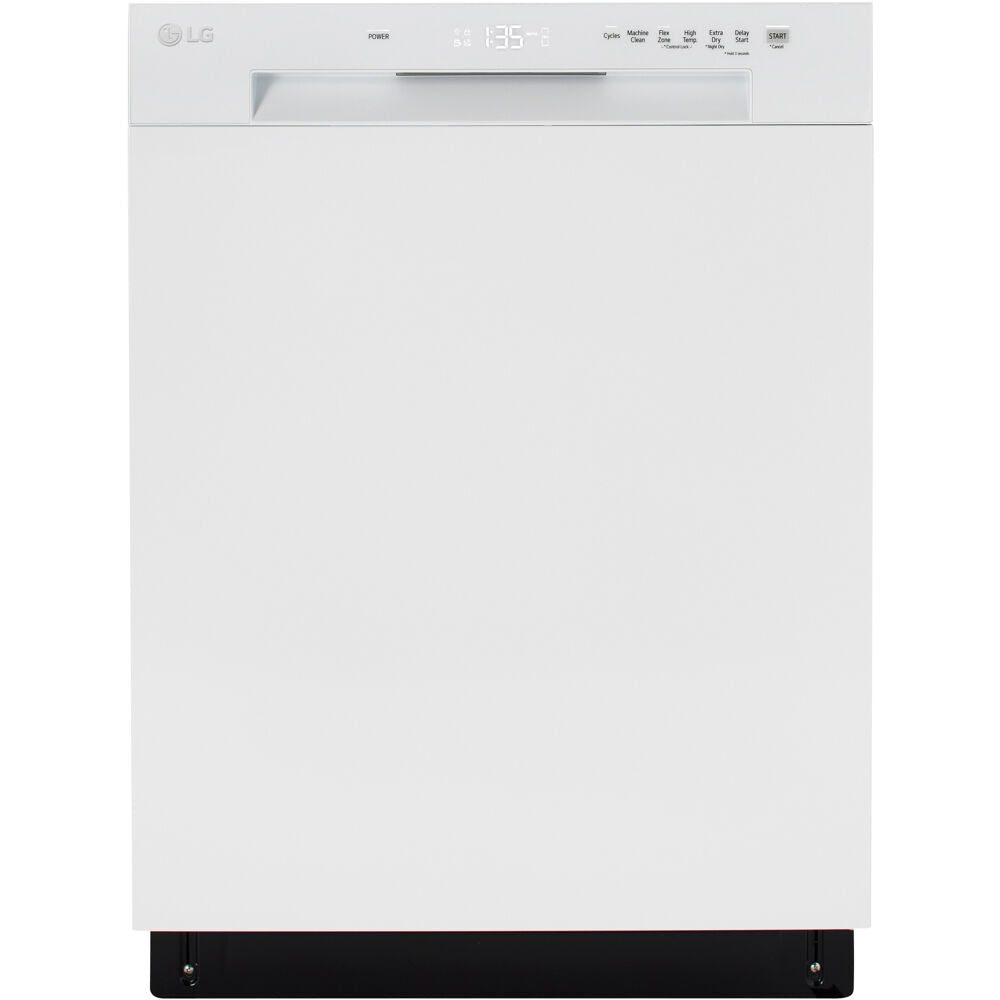 LG - 24" Front Control Dishwasher, 52 dBA, AutoLeak Protection, Dynamic Dry - LDFC2423W LG - 24" Front Control Dishwasher, 52 dBA, AutoLeak Protection, Dynamic Dry - LDFC2423W