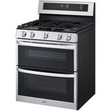 LG - 6.9 CF / 30" Double Gas Range, ProBake Convection, Air Sious Vide - LDGL6924S LG - 6.9 CF / 30" Double Gas Range, ProBake Convection, Air Sious Vide - LDGL6924S