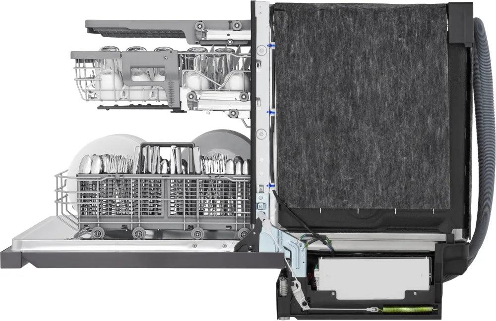 LG - 24" Top Control Dishwasher, 46dB, Hidden Count Down Timer, 3rd Rack - LDPH5554D LG - 24" Top Control Dishwasher, 46dB, Hidden Count Down Timer, 3rd Rack - LDPH5554D
