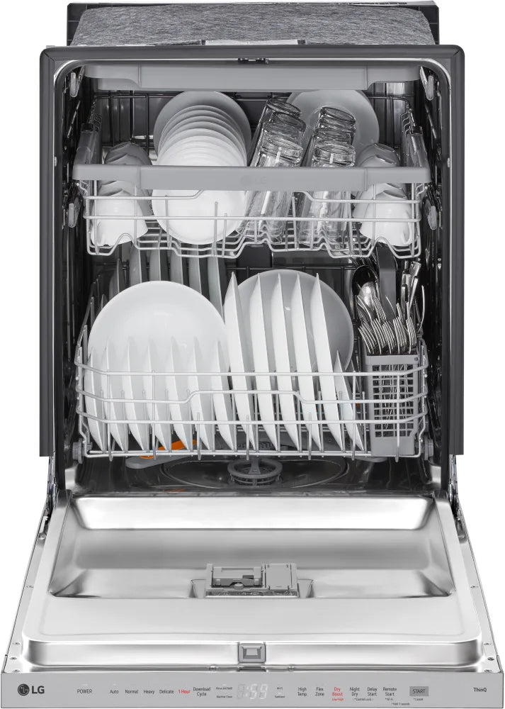 LG - 24" Top Control Dishwasher, 46dB, Hidden Count Down Timer, Dynamic Dry - LDPH5554S LG - 24" Top Control Dishwasher, 46dB, Hidden Count Down Timer, Dynamic Dry - LDPH5554S