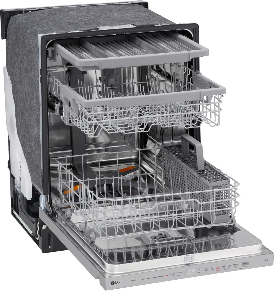 LG - 24" Top Control Dishwasher, 46dB, Hidden Count Down Timer, Dynamic Dry - LDPH5554S LG - 24" Top Control Dishwasher, 46dB, Hidden Count Down Timer, Dynamic Dry - LDPH5554S