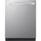 LG - 24" Top Control Dishwasher, 46 dbA, TrueSteam, Smart Wi-Fi, 3rd Rack - LDTS5552S