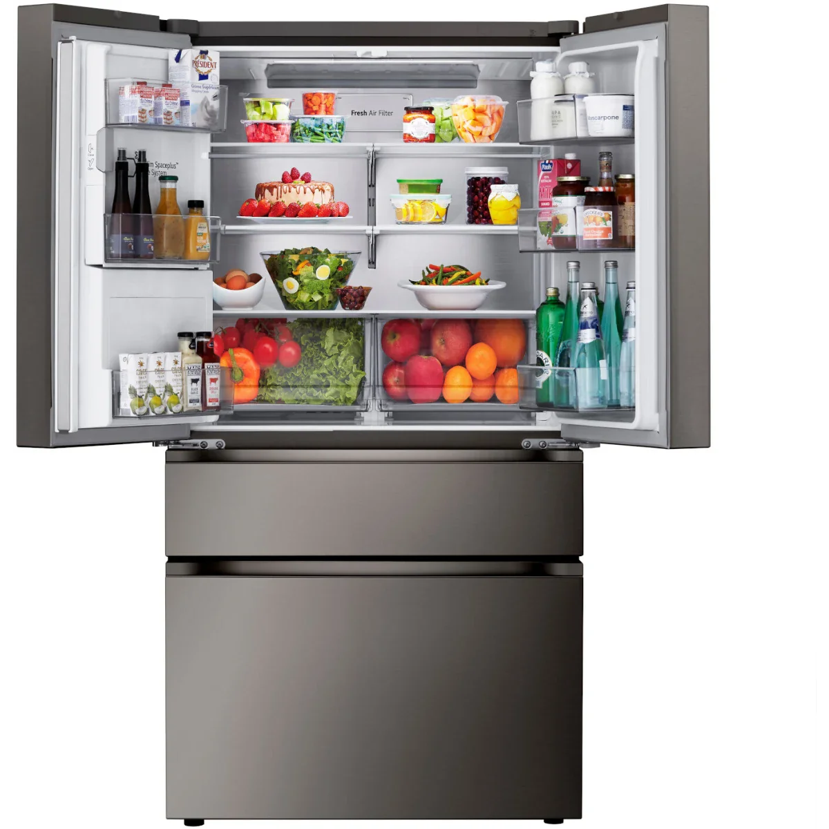 LG - 29 CF 4-Door French Door Refrigerator, Full Convert Drawer,Pocket Handle - LF29S8330D LG - 29 CF 4-Door French Door Refrigerator, Full Convert Drawer,Pocket Handle - LF29S8330D