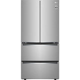LG - 19 CF 4-Door Counter Depth French Door Refrigerator, 33" - LRMNC1803S LG - 19 CF 4-Door Counter Depth French Door Refrigerator, 33" - LRMNC1803S
